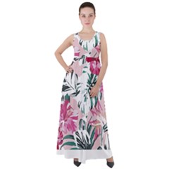 Hawaii T- Shirt Hawaii Ice Flowers Garden T- Shirt Empire Waist Velour Maxi Dress by maxcute