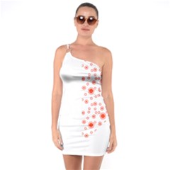 Heart Design T- Shirtheart T- Shirt One Soulder Bodycon Dress by maxcute