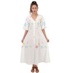 Hello Spring T- Shirt Happy Spring Yall Flowers Bloom Floral First Day Of Spring T- Shirt Kimono Sleeve Boho Dress by maxcute