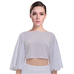 Henna Alphabet T- Shirt Henna Alphabet B Tie Back Butterfly Sleeve Chiffon Top by maxcute