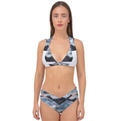 Iceberg T- Shirt Iceberg T- Shirt Double Strap Halter Bikini Set by maxcute