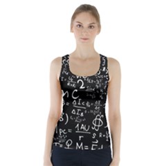 E=mc2 Text Science Albert Einstein Formula Mathematics Physics Racer Back Sports Top by Jancukart