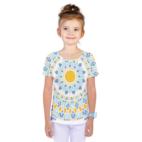 Mandala T- Shirt Ornate Mandala T- Shirt Kids  One Piece Tee by maxcute