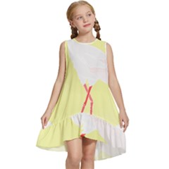 Stork Design T- Shirtstork T- Shirt (1) Kids  Frill Swing Dress by maxcute