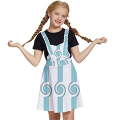 Stripes T- Shirt Pastel Stripes, Twirls And Swirls T- Shirt Kids  Apron Dress by maxcute