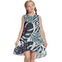 Tropic T- Shirt Tropic Botanicals T- Shirt Kids  Frill Swing Dress by maxcute