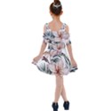 Tropical T- Shirt Tropical Delicate Bloom T- Shirt Kids  Shoulder Cutout Chiffon Dress View2