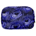 Purple Peacock Feather Make Up Pouch (Small) View2