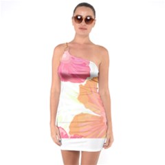 Tropical T- Shirt Tropical Pattern Floridense T- Shirt One Soulder Bodycon Dress by maxcute