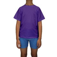 Lavender Twilight Kids  Short Sleeve Swimwear by HWDesign