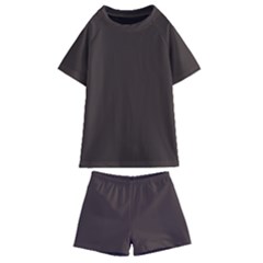 Mahogany Muse Kids  Swim Tee And Shorts Set by HWDesign