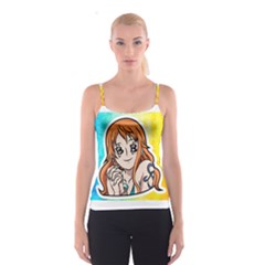 Nami Lovers Money Spaghetti Strap Top by designmarketalsprey31