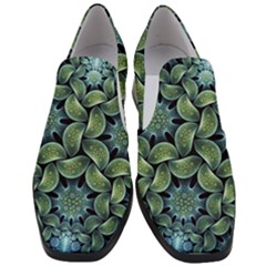 Digitalartflower Women Slip On Heel Loafers by Sparkle