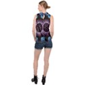 Digitalart Kaleidoscope High Neck Satin Top View2