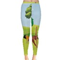 Mother And Daughter Yoga Art Celebrating Motherhood And Bond Between Mom And Daughter. Inside Out Leggings View1