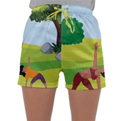 Large Sleepwear Shorts by SymmekaDesign