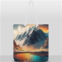 Abstract Color Colorful Mountain Ocean Sea Full Print Rope Handle Tote (Large) View1