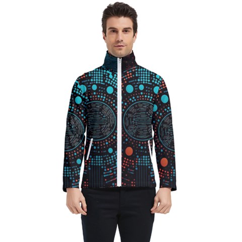 Big Data Abstract Abstract Background Men s Bomber Jacket by Pakemis