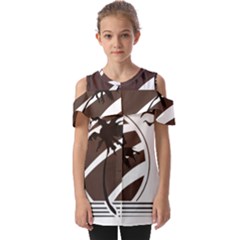 Palm Tree Design-01 (1) Fold Over Open Sleeve Top by thenyshirt