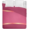 Heart Valentine Love Pink Red Duvet Cover Double Side (California King Size) View1