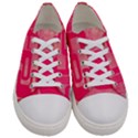 Pink Background Grunge Texture Women s Low Top Canvas Sneakers View1