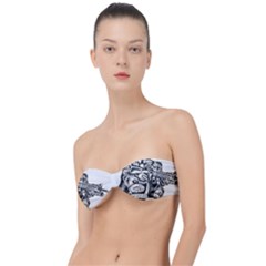 Scarface Movie Traditional Tattoo Classic Bandeau Bikini Top  by tradlinestyle