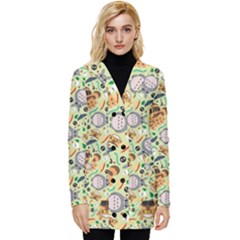 My Neighbor Totoro Pattern Button Up Hooded Coat  by danenraven
