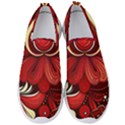 Bohemian Flower Drop Men s Slip On Sneakers View1