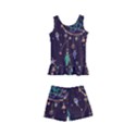 Bohemian  stars, moons, and dreamcatchers Kids  Boyleg Swimsuit View1