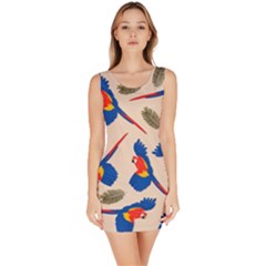 Bird Animals Parrot Pattern Bodycon Dress by Ravend