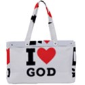 I love god Canvas Work Bag View1