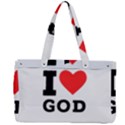 I love god Canvas Work Bag View2