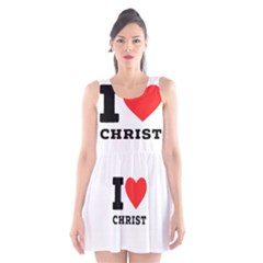 I Love Christ Scoop Neck Skater Dress by ilovewhateva