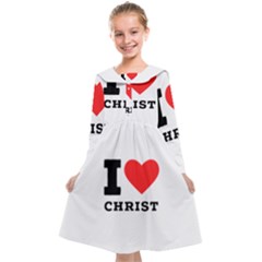 I Love Christ Kids  Midi Sailor Dress by ilovewhateva