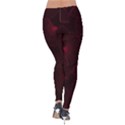 Folding Fan Seamless Pattern Velvet Leggings View2