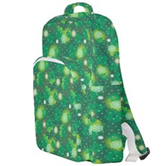 Leaf Clover Star Glitter Seamless Double Compartment Backpack by Pakemis