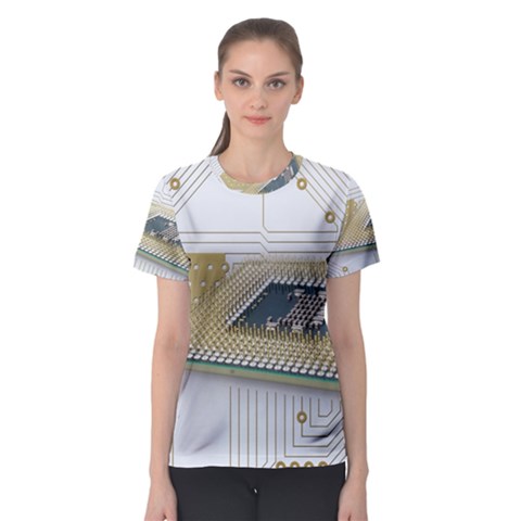 Technics Design Element Set Pattern Graphic Symbol Women s Sport Mesh Tee by danenraven