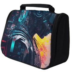 Who Sample Robot Prettyblood Full Print Travel Pouch (big) by Ravend