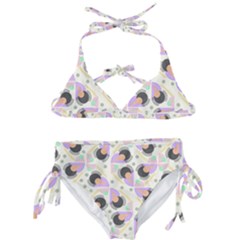 Pattern Pastel Drawing Art Kids  Classic Bikini Set by Uceng