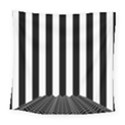 Illustration Stripes Geometric Pattern Square Tapestry (Large) View1