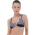 Illustration Stripes Geometric Pattern Ring Detail Bikini Top View1