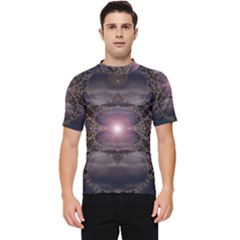 Fantasy Science Fiction Portal Men s Short Sleeve Rash Guard by Uceng