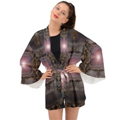 Fantasy Science Fiction Portal Long Sleeve Kimono by Uceng