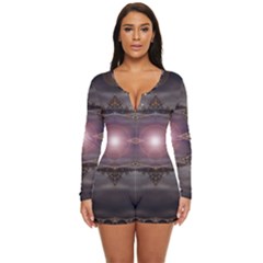 Fantasy Science Fiction Portal Long Sleeve Boyleg Swimsuit by Uceng