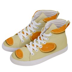 Fruite Orange Women s Hi-top Skate Sneakers by artworkshop