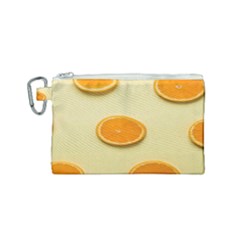 Fruite Orange Canvas Cosmetic Bag (small) by artworkshop