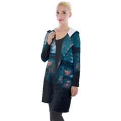 Swimming  Hooded Pocket Cardigan by artworkshop