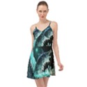 Sculpture Dinosaur Shark Frozen Winter Fantasy Summer Time Chiffon Dress View1