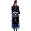 Ai Generated Digital Technology Computer Internet Button Up Maxi Dress View2