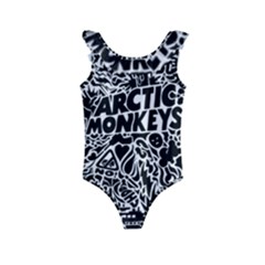 Arctic Monkeys Digital Wallpaper Pattern No People Creativity Kids  Frill Swimsuit by Sudhe